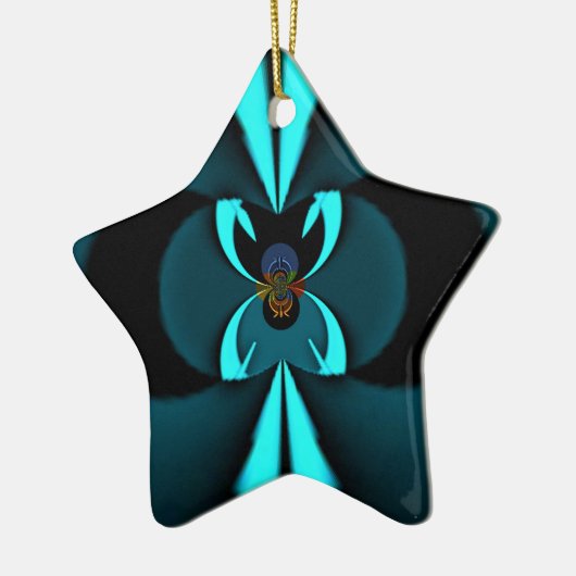 Hakuna Matata Gifts Blue Shield Keramisch Ornament (Links)