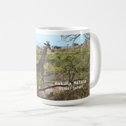 Hakuna Matata Giraffe Mug (Devant droit)