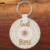 Hakuna Matata God Bless Creëer je eigen Sleutelhanger (Voorkant)