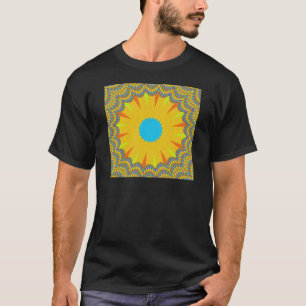 Hakuna Matata goudgele olieverfschilderij T-shirt