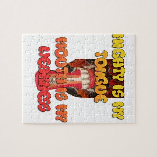 Hakuna Matata HAkuna Matata Big Mouth. Legpuzzel (Horizontaal)