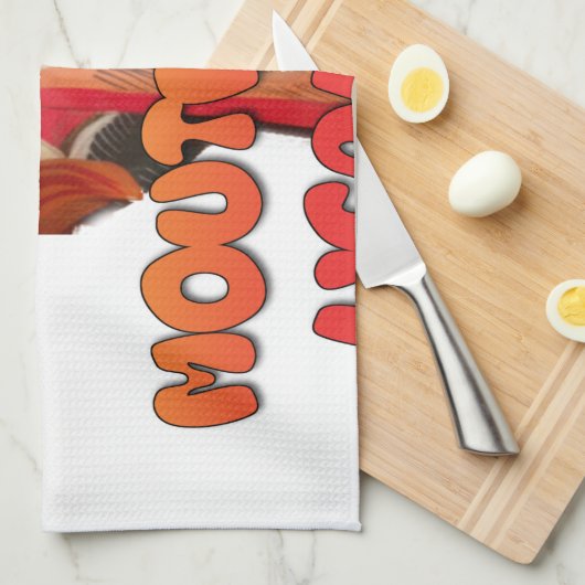 Hakuna Matata HAkuna Matata Big Mouth. Theedoek (Quarter Fold)