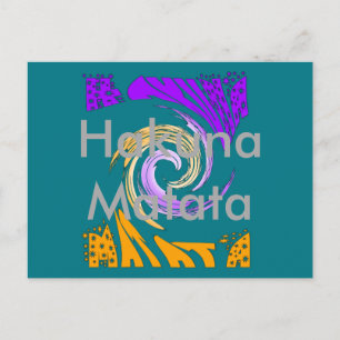 Hakuna Matata Hakuna Matata Gifts stercards Briefkaart