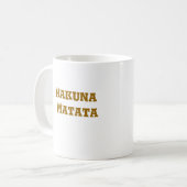 Hakuna Matata Hakuna Matata Mug blanc classique (Devant gauche)