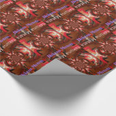 Hakuna Matata Halloween Mask Kaleidoscope Abstract Cadeaupapier (Hoek)