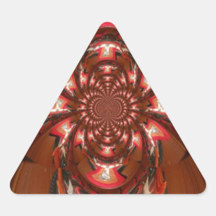 Hakuna Matata Halloween Mask Kaleidoscope Abstract Driehoek Sticker