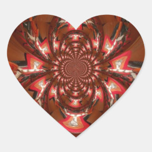 Hakuna Matata Halloween Mask Kaleidoscope Abstract Hart Sticker