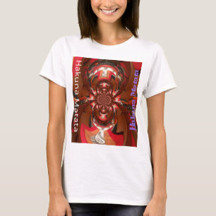Hakuna Matata Halloween Mask Kaleidoscope Abstract T-shirt