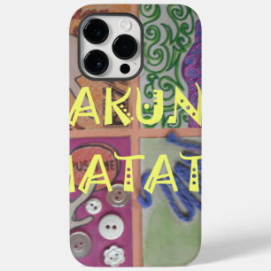 Hakuna Matata Handteken Art Print Case-Mate iPhone 14 Pro Max Hoesje
