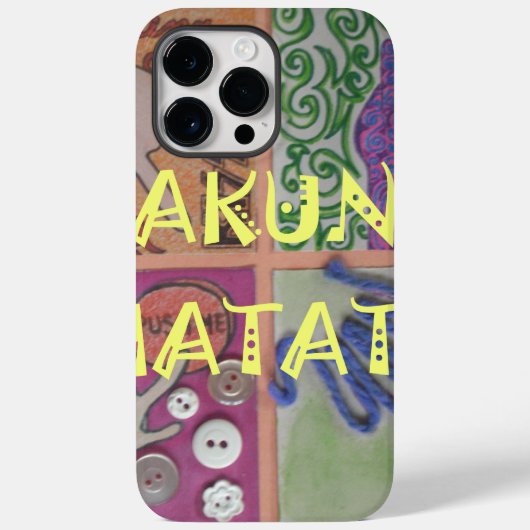 Hakuna Matata Handteken Art Print Case-Mate iPhone Case (Achterkant)