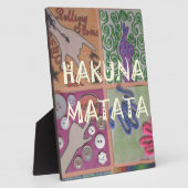 Hakuna Matata Handteken Art Print Fotoplaat (Zijkant)