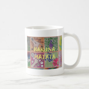 Hakuna Matata Handteken Art Print Koffiemok
