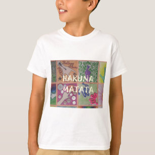 Hakuna Matata Handteken Art Print T-shirt