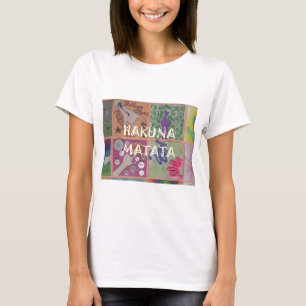 Hakuna Matata Handteken Art Print T-shirt