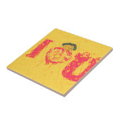 Hakuna Matata I love U Swahili word Text betekenin Tegeltje (Zijkant)