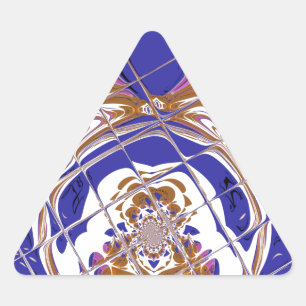 Hakuna Matata Ik hou van Ethiopia Color Design.png Driehoek Sticker