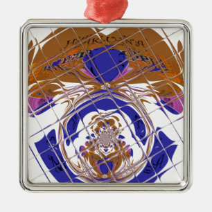 Hakuna Matata Ik hou van Ethiopia Color Design.png Metalen Ornament