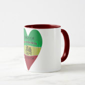 Hakuna Matata Ik hou van Ethiopië Nationale Vlag K Mok (Voorkant rechts)