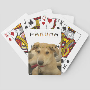 Hakuna Matata Ik weet wat je denkt. Pokerkaarten