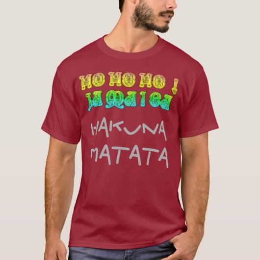 Hakuna Matata Jamaïque T-shirt Noël (Devant)