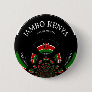 Hakuna Matata Jambo Kenya Ronde Button 5,7 Cm