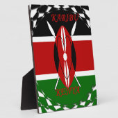 Hakuna matata Karaibu Kenya Fotoplaat (Zijkant)