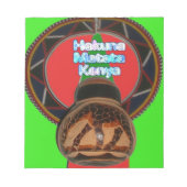 Hakuna Matata Kenya Art Print Product aanpassen Notitieblok (Voorkant)