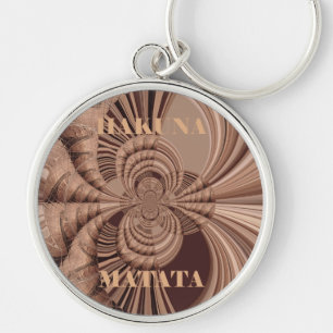 Hakuna Matata Kenya Giraffe Safari Woven Sourveni Sleutelhanger