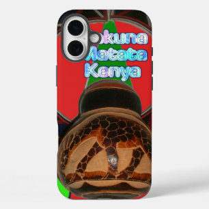 Hakuna Matata Kenya Kunstdruk iPhone 16 Plus Hoesje