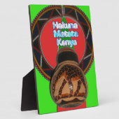 Hakuna Matata Kenya Kunstdruk Fotoplaat (Zijkant)