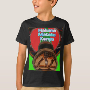 Hakuna Matata Kenya Kunstdruk T-shirt
