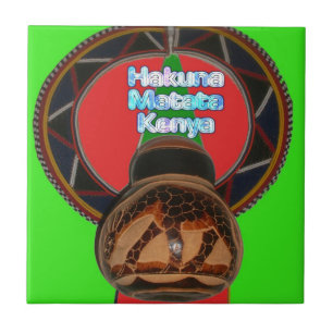 Hakuna Matata Kenya Kunstdruk Tegeltje