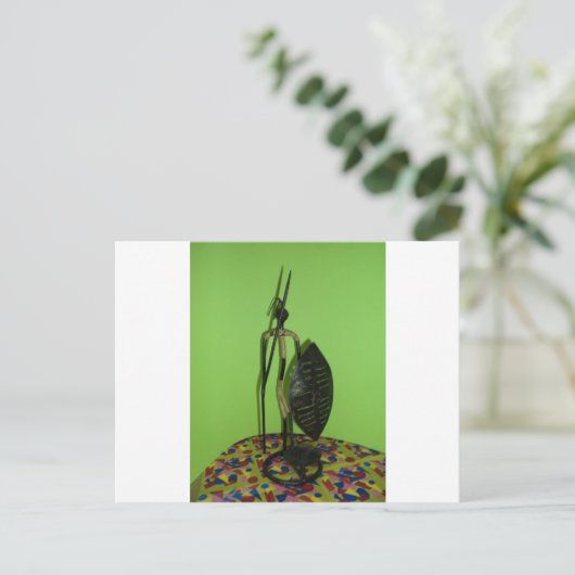 Hakuna Matata Kenya Maasai.JPG Briefkaart (Staand voorkant)