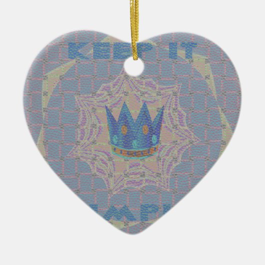 Hakuna matata keramisch ornament (Voorkant)