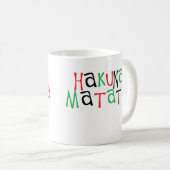 Hakuna matata koffiemok (Voorkant rechts)