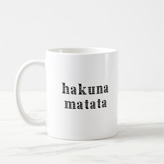 Hakuna Matata Koffiemok (Links)