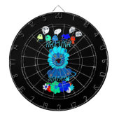 Hakuna Matata Lion Art Print Dartbord (Voorkant)