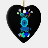 Hakuna Matata Lion Art Print Keramisch Ornament (Rechts)