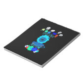 Hakuna Matata Lion Art Print Notitieblok (Gedraaid)