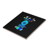 Hakuna Matata Lion Art Print Tegeltje (Zijkant)