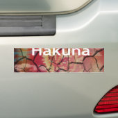 Hakuna Matata Lion Cub Design Bumpersticker (Op auto)