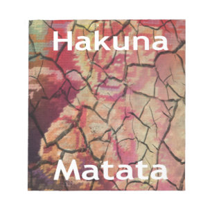 Hakuna Matata Lion Cub Design Notitieblok