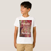 Hakuna Matata Lion Cub Design T-shirt (Voorkant volledig)