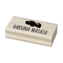 Hakuna Matata Lion Rubberstempel