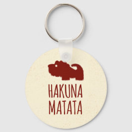Hakuna Matata Lion Sleutelhanger