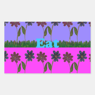 Hakuna Matata Love Eat Play.png Rechthoekige Sticker