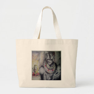 Hakuna Matata Masai Bag stijlvolle safari Grote Tote Bag