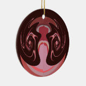 Hakuna matata maskman kleuren keramisch ornament (Rechts)