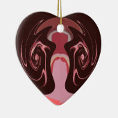 Hakuna matata maskman kleuren keramisch ornament (Rechts)