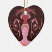 Hakuna matata maskman kleuren keramisch ornament (Links)